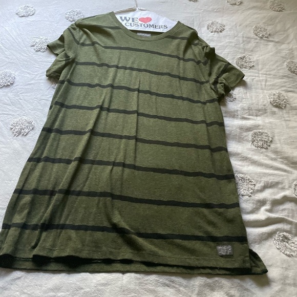 Bundle American Eagle Men Stripes Shirts Size Large NWOT - Picture 1 of 8